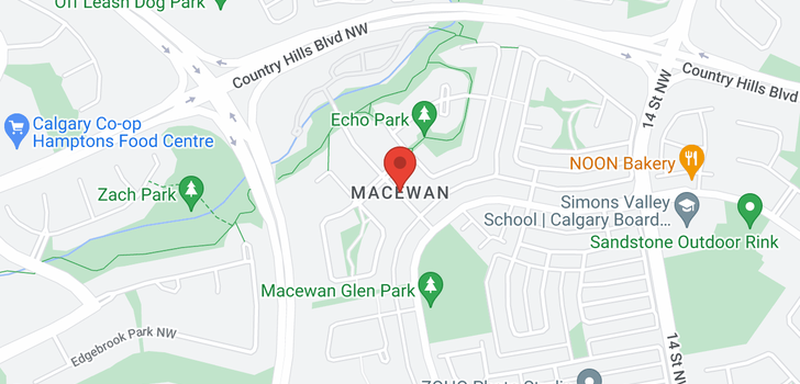 map of 31 MacEwan Park GR NW